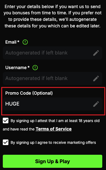BlockBet Wallet Connect Promo Code
